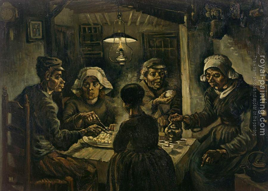 Vincent Van Gogh : The potato eaters II
